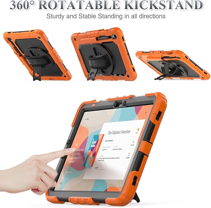 SEYMAC stock Case for Samsung Galaxy Tab S10 FE / S9 / S9 FE 5G Tablet Case - Image 4