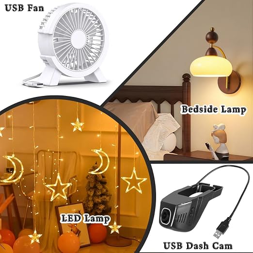 4PCS USB Power Switch Cable USB 2.0 A Male to Female Extension Cord On/Off - Image 6