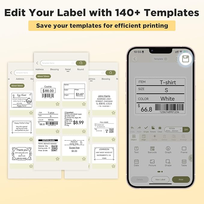 SUPVAN T50M Pro Bluetooth Label Maker Machine - Image 5