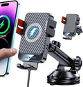 Wireless Car Charger, MOKPR 15W Fast Charging Auto-Clamping Car Mount by MOKPR