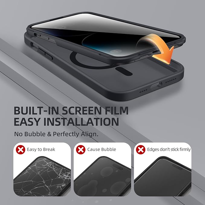 BERFY Magnetic for iPhone 14 Pro Max Case, Compatible - Image 5