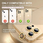Choiche [3+1 for iPhone 14 Pro/iPhone 14 Pro Max Camera Lens Protector Bling - Image 2