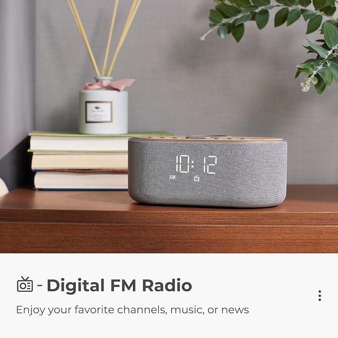 uscce Alarm Clock Bluetooth FM Radio: 10W Stereo Sound Speaker - Image 7