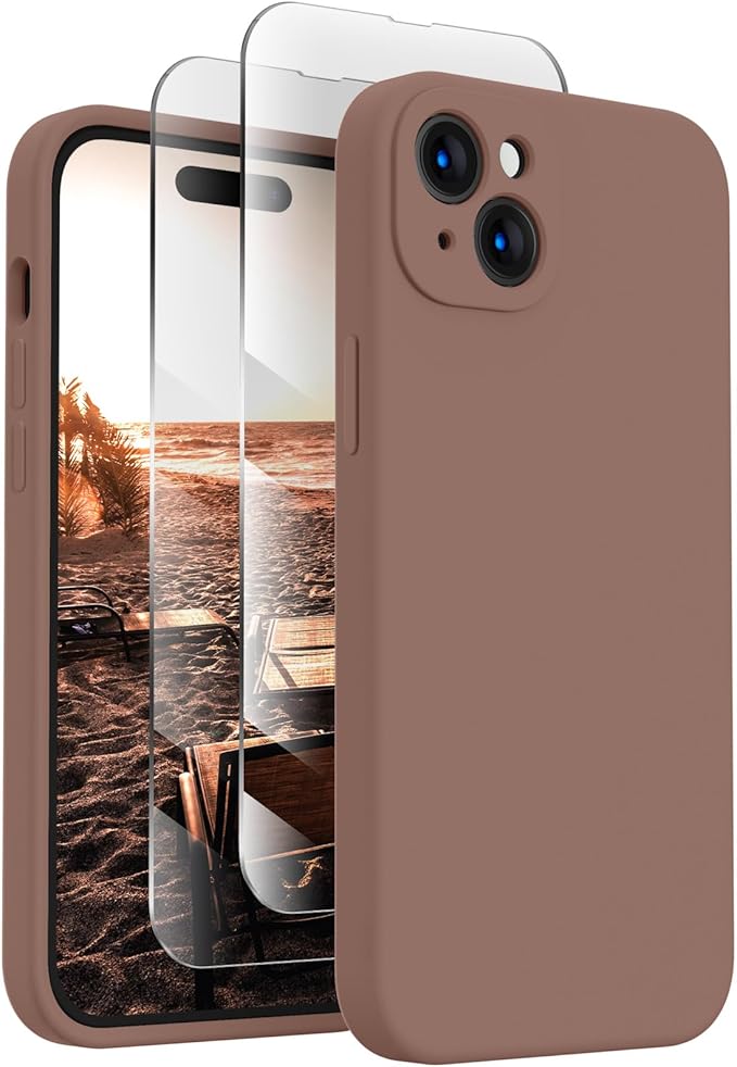 FireNova Designed for iPhone 15 Plus Case, Silicone Case with, Soft by FireNova