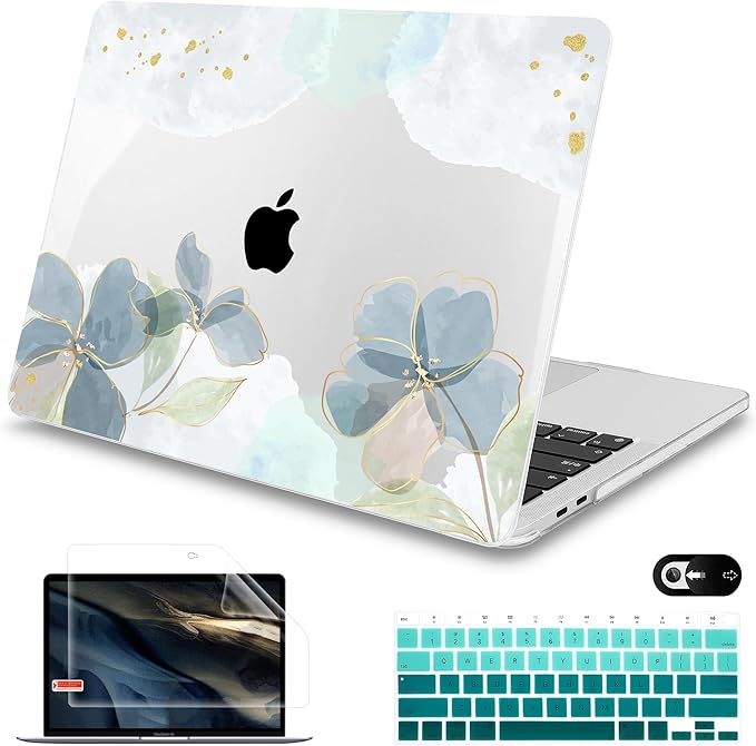 Mektron for MacBook Air 13 Case A1466/A1369, Snap-on Plastic Hard Shell Cover by Mektron