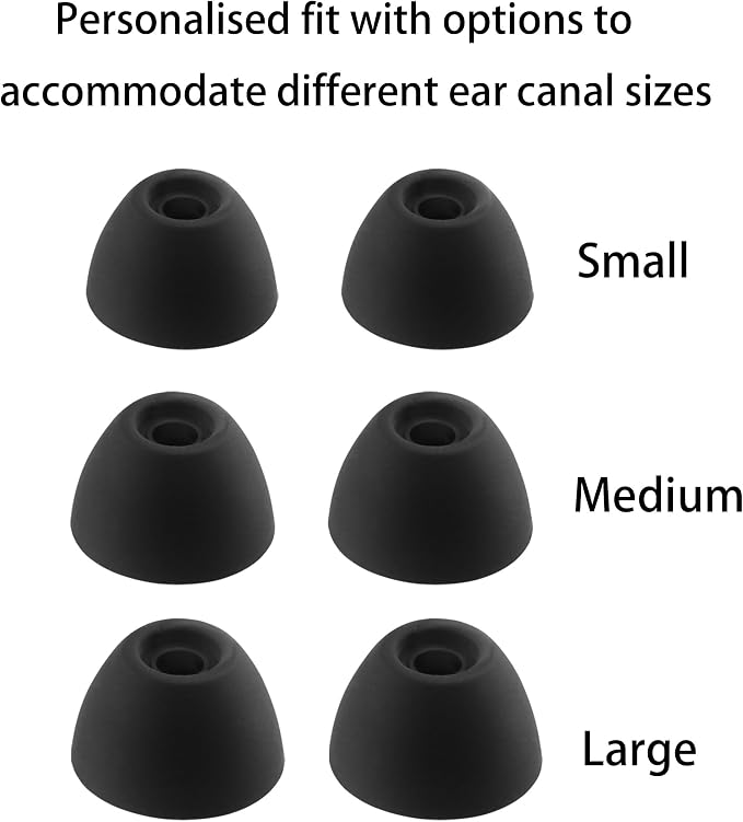 Replacement Silicone Ear Tips for Ray-con E25, Ray-con Everyday/Fitness Earbuds - Image 5