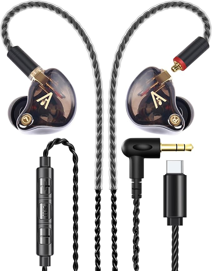 Vibes 201MC Wired Earbuds in Ear Headphones by AudiovanceHeadphones