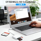 SD Card Reader, USB 3.0 Type C High Speed to SD/TF Card Adapter, - Image 3