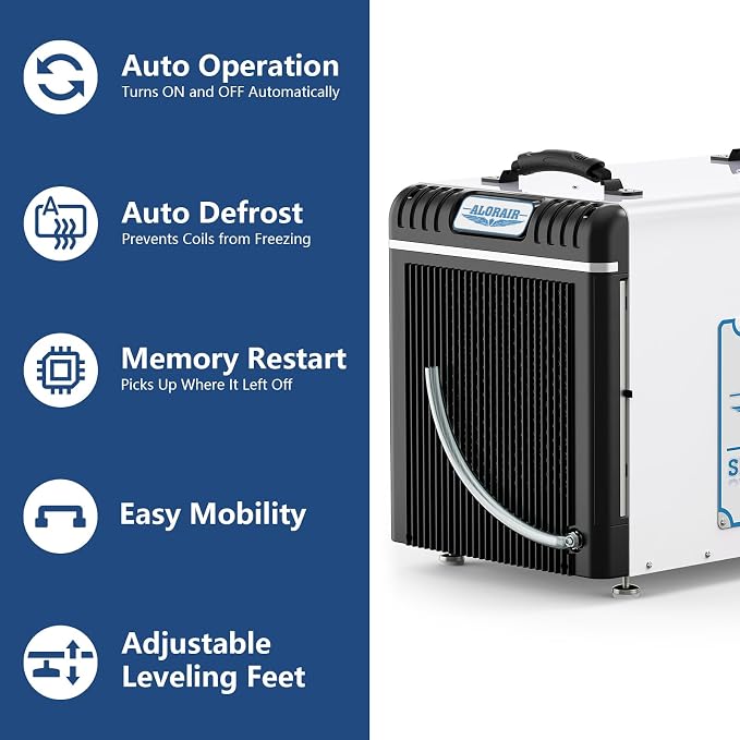 ALORAIR Basement/Crawl Space Dehumidifiers 198 Pint, 90 PPD, Auto Defrosting - Image 6