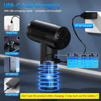 Compressed Air Duster, 100000RPM Handheld Car Vacuum/Air Blower& Pump, 3 Gear - Image 7