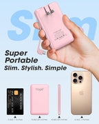 TG90° 2 Pack Portable Charger Power Bank, 5000mAh External Battery Pack - Image 7
