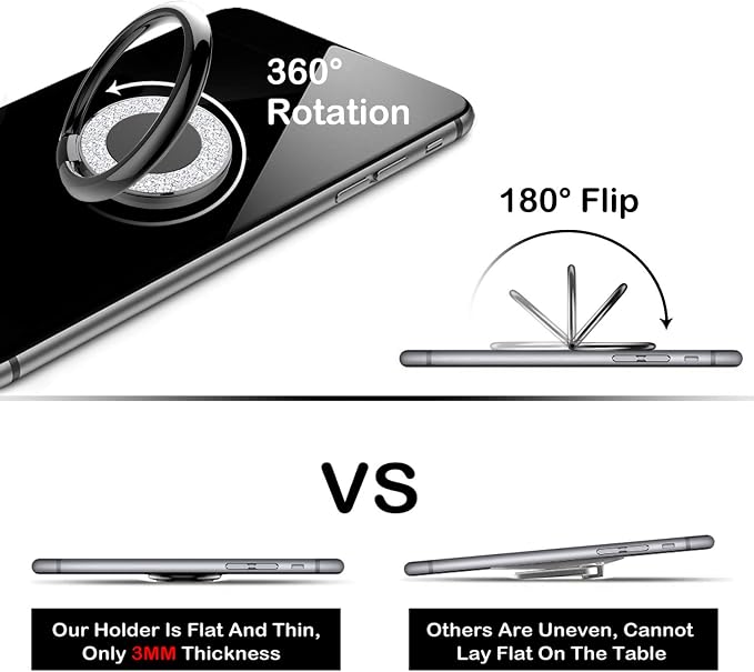 Cell Phone Ring Holder Stand, Cell Phone Grip Holder, Adhesive Phone Grip - Image 4