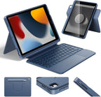 HOU Combo Keyboard Case for iPad 9th Generation/8th Gen/7th Gen/iPad Air 3/Pro by HOU