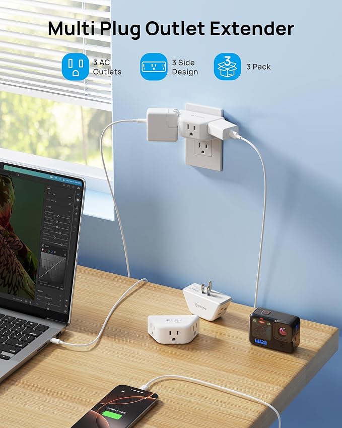 TROND Outlet Extender 3 Pack - Image 2