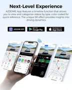 AZDOME PG17 Pro Mirror Dash Cam Front and Rear - Image 5