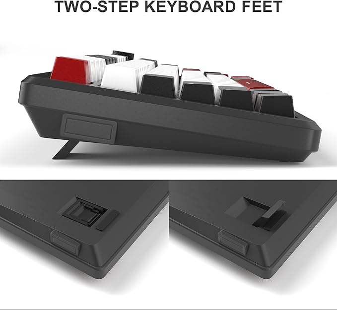 MageGee 75% Mechanical Gaming Keyboard, Compact Blue Backlit Wired Gaming - Image 5