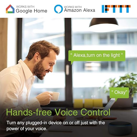 GHome Smart Plug Mini, WiFi Smart Outlet Plug Compatible - Image 3