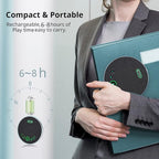 Bluetooth Speakerphone Conference Microphones, Wireless Conference Speaker - Image 6