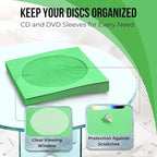 Flexzion DVD CD Sleeves 100 Pack - Image 5