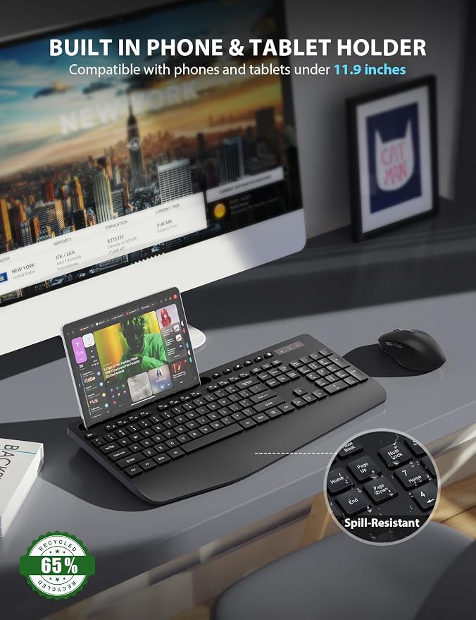 Wireless Keyboard and Mouse Combo - Image 3