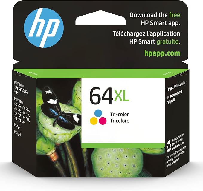 HP 64XL Tri-color High-yield Ink Cartridge by HP