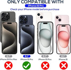 Screen Protector for iPhone 15 Pro, HD Clear, 9H Hardness, No Bubbles, Case - Image 2