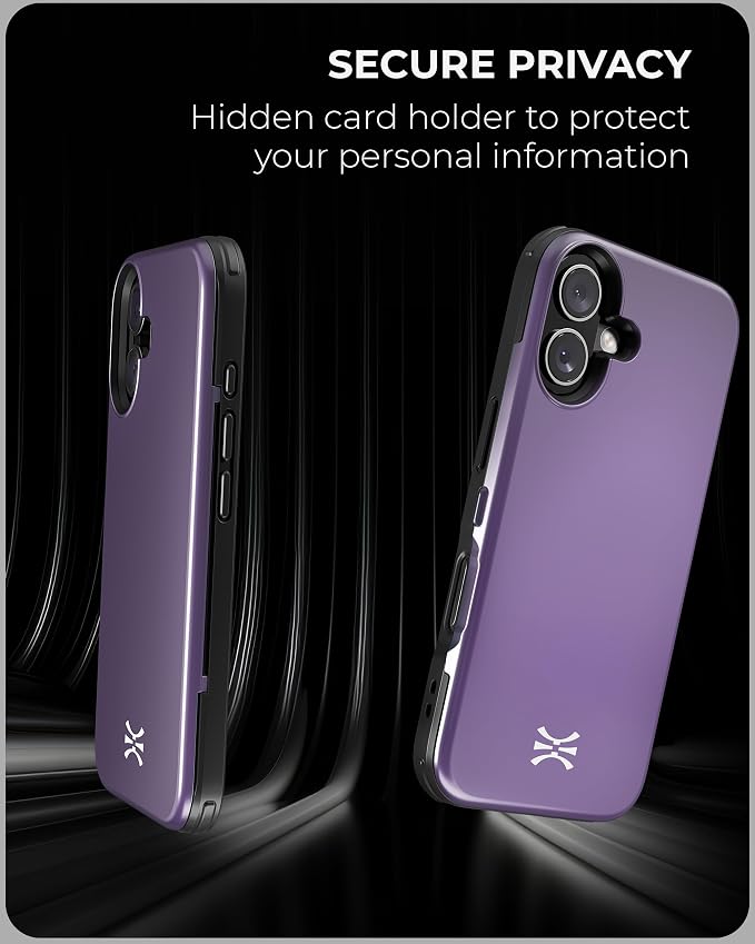 TORU CX Slim for iPhone 16 Case Wallet | Protective Shockproof Heavy Duty Cover - Image 4
