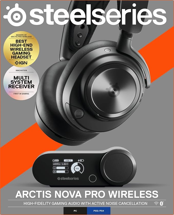SteelSeries Arctis Nova Pro Wireless Multi-System Gaming Headset - Image 13