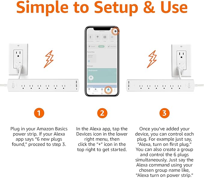Amazon Basics Smart Plug Power Strip - Image 4