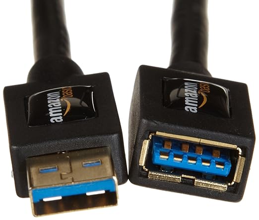 Amazon Basics USB-A 3.0 Extension Cable, 4.8Gbps High-Speed, Male to Female - Image 3