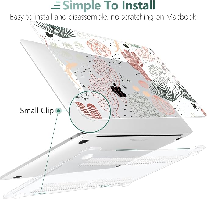 MEEgoodo Case for MacBook Pro 13 inch, Laptop Hard Shell Case - Image 4