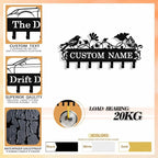 Personalized Bird Key Holder Wall Mount, Custom Metal Key Rack Key Holder - Image 5