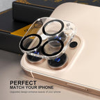 beuxece for 6 Pack iPhone 16 Pro/iPhone 16 Pro Max Camera Lens Protector 9H - Image 5