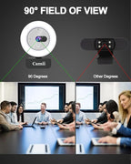 2K Webcam with Light, HD Webcam - Image 4