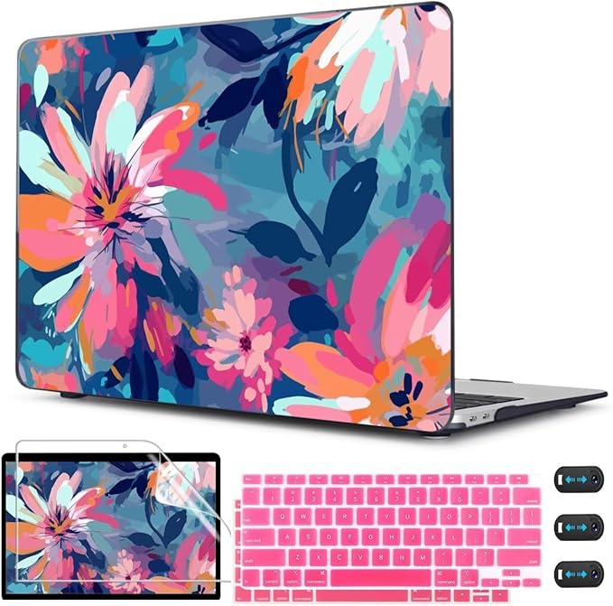 CISSOOK Compatible with MacBook Air 13 inch Case 2021, 2020-2018 Release M1 by CISSOOK