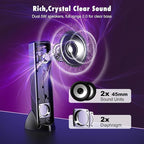 OFFSIR Computer Speakers, RGB PC Speakers, Gaming Speakers - Image 3