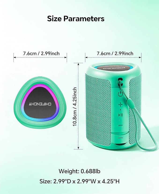 Portable Bluetooth Speaker Beach Essentials: Powerful Crystal Clear - Image 8