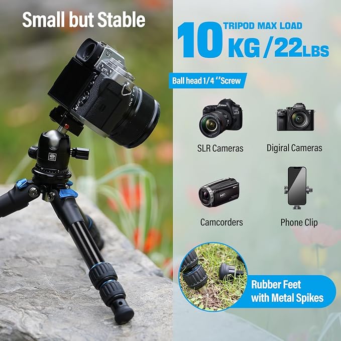 SIRUI AM203 Mini Travel Tripod - Image 5