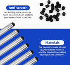 60 Pcs Rubber Tips for Stylus Pens, 0.24inch Diameter Replacement nibs for - Image 3