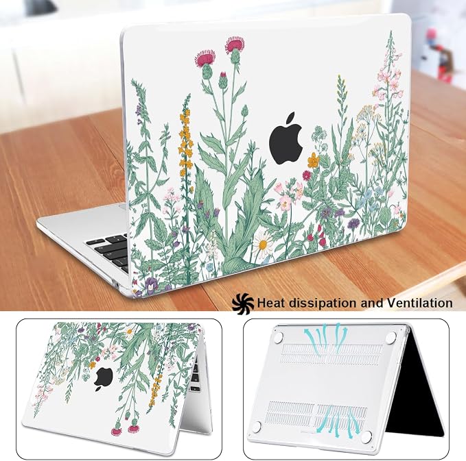 Compatible for MacBook Air 13.6 inch Case M4 M3 M2 2025 2024-2022 Release Model - Image 8