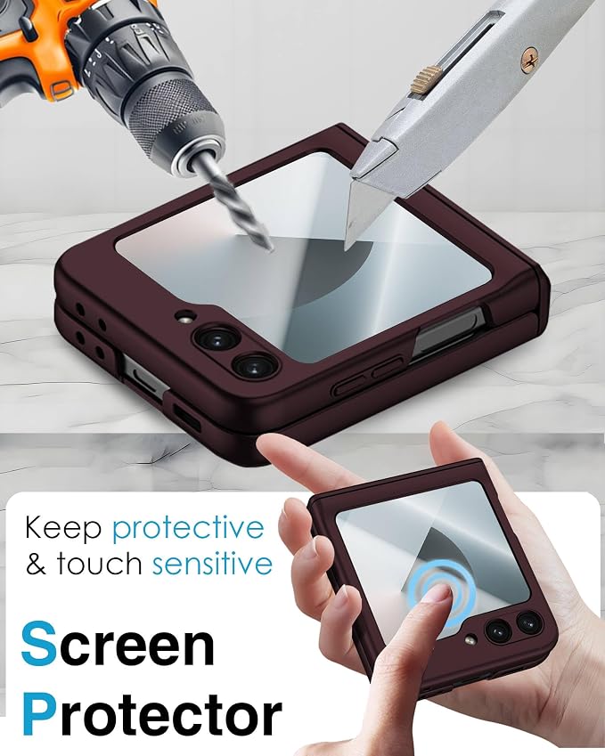 STORMTAL for Samsung Galaxy Z Flip 6 Case/Z Flip 7 FE Case, Hinge Protection - Image 5