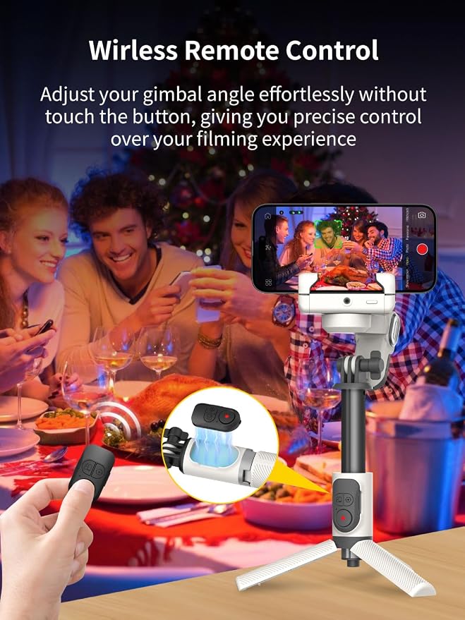 Gimbal Stabilizer for iPhone, Sefie Stick Tripod - Image 5
