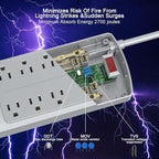 Surge Protector Power Strip - Image 5