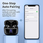 TAGRY Bluetooth Headphones True Wireless Earbuds 60H Playback LED Power Display - Image 5