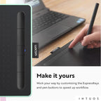 Wacom Intuos Small Bluetooth Graphics Drawing Tablet, Portable - Image 3
