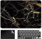Black Gold Marble Laptop Cover Compatible - Image 9