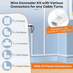 126in Cord Hider Kit, ZhiYo Cord Covers - Image 3