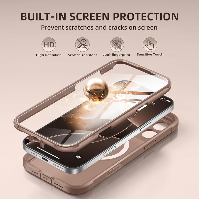 BERFY Magnetic for iPhone 16 Pro Max Case, Compatible - Image 3
