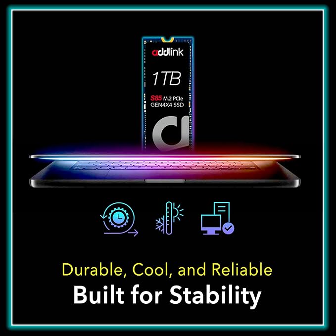 Addlink S85 1TB M.2 PCIe NVMe Gen4 Memory Expansion SSD, Speed Up to 6000 MB/s - Image 4