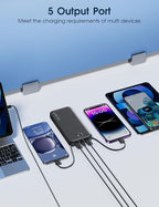 Portable Charger with Built in Cable and AC Wall Plug, USB C Power Bank - Image 8